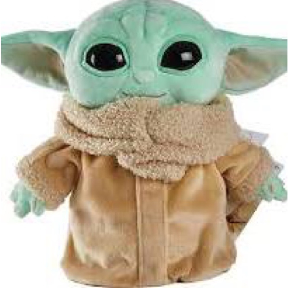 Mattel Star Wars Grogu Plush 8-Inch Character Figure From Star Wars Mandalorian
